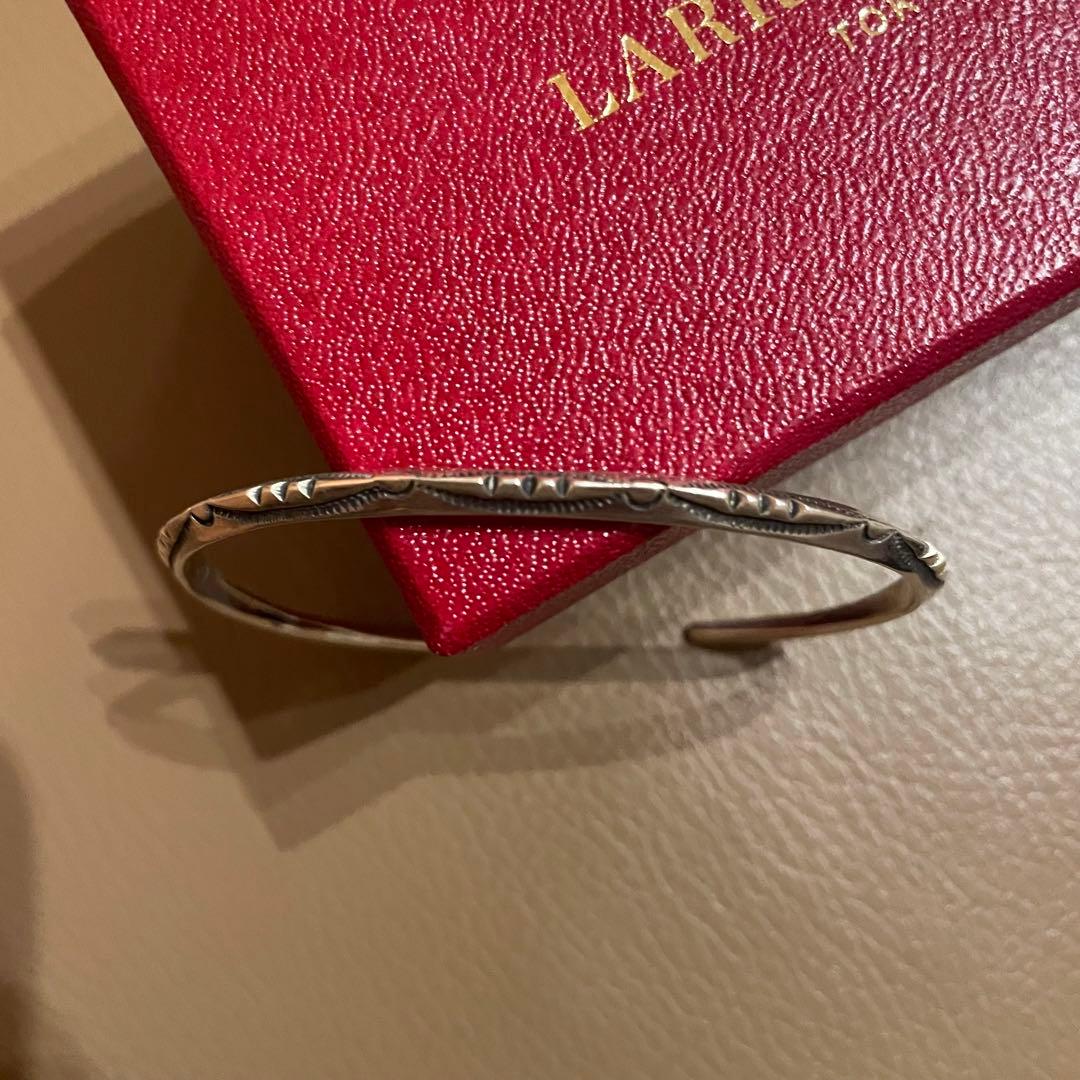 ラリースミス EXTRA THIN TRIANGLE BANGLE 3POINT