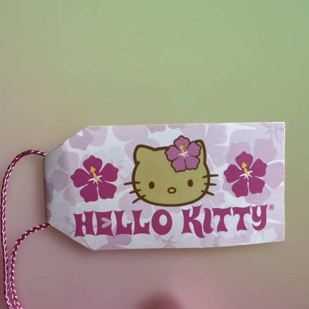 限定値下げ！！ハローキティ根付け　ハワイ限定　 日焼け　ストラップ　激レア