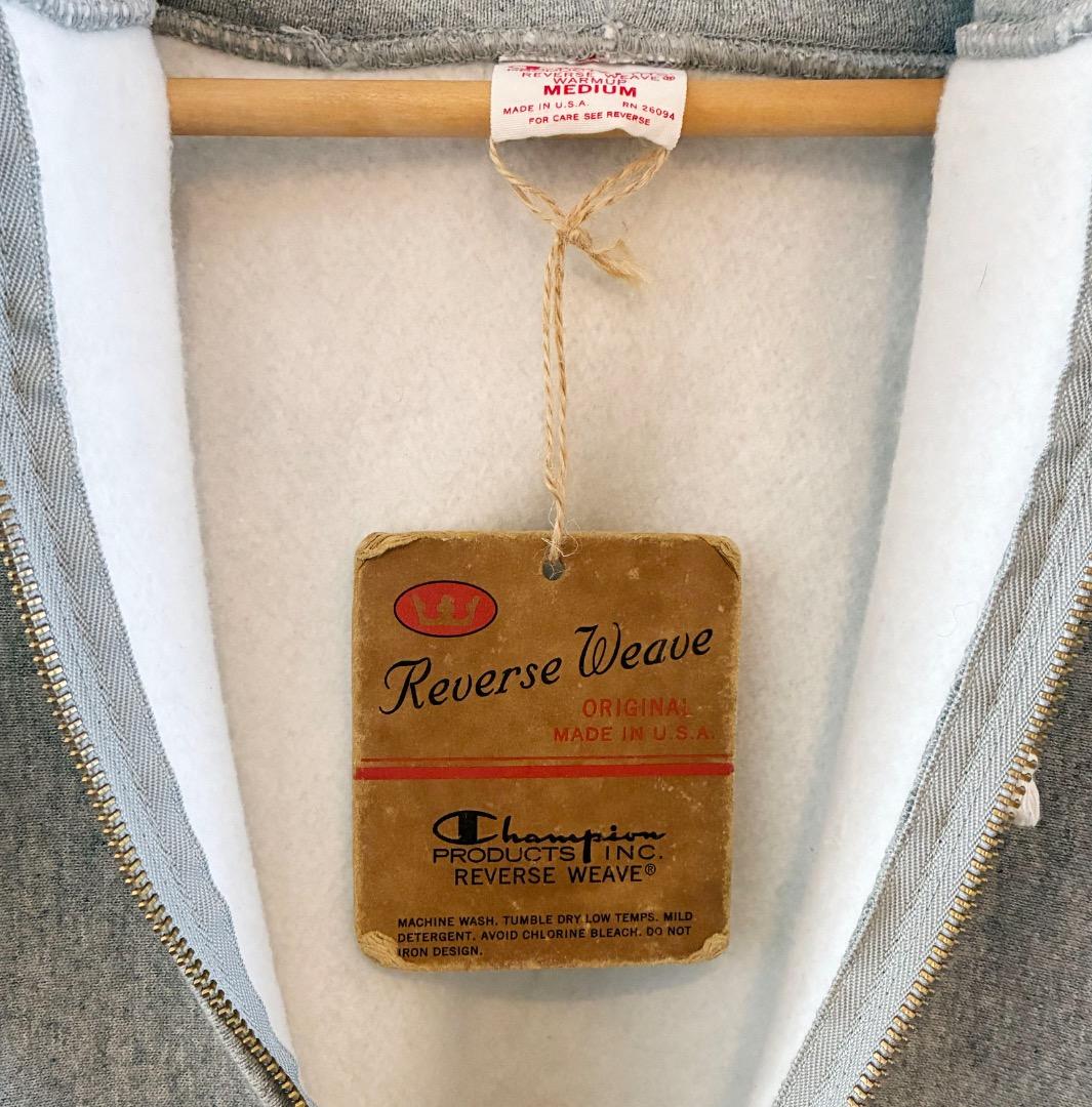 未使用 Champion USA製 赤タグ ジップパーカー