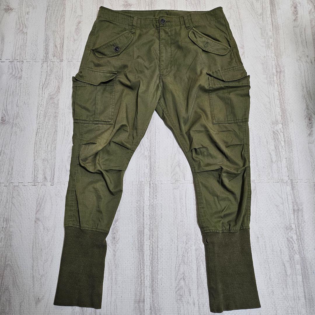 glamb サルエルパンツ オリーブカラー