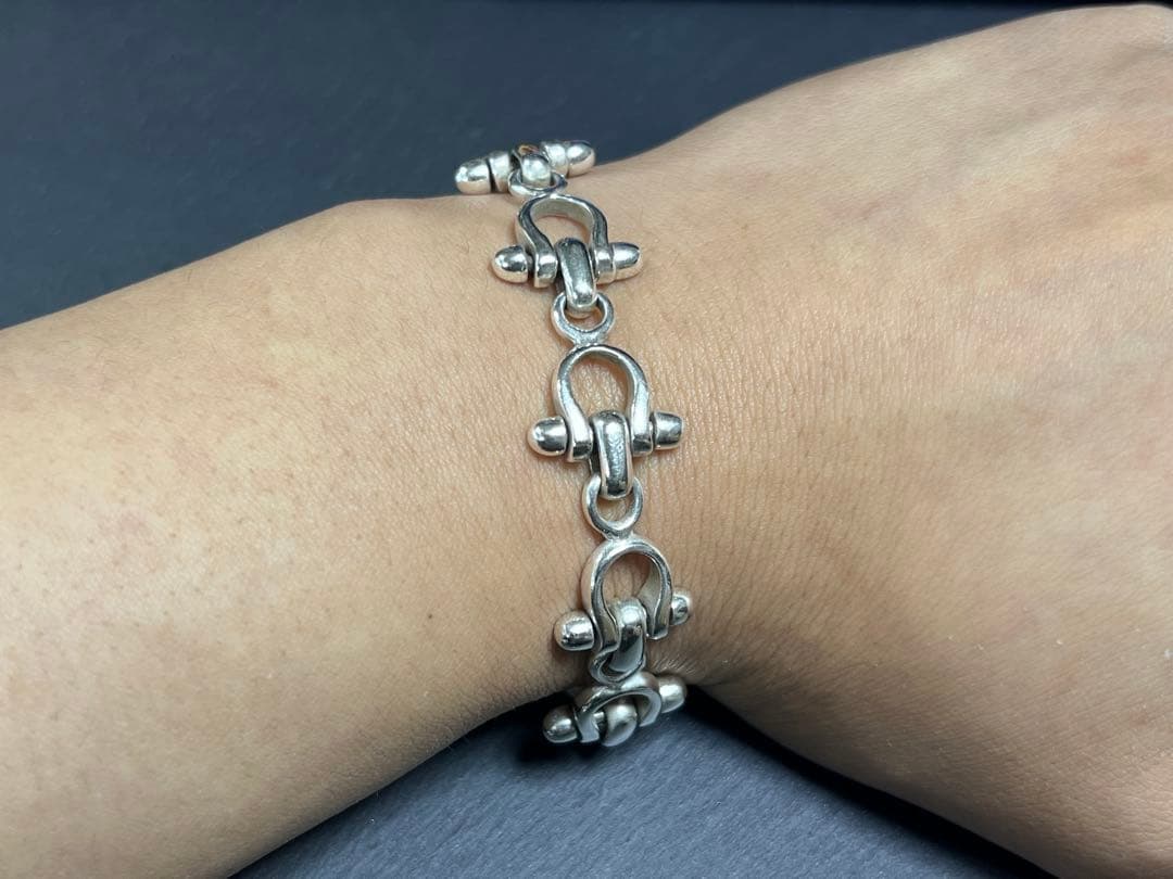 ビンテージ 925 シルバー ホースビット　ホースシュー 馬蹄 ブレスレット