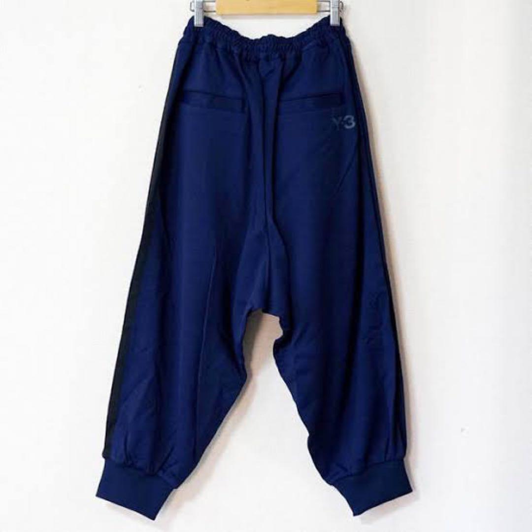 Y-3 サルエルパンツ　スリーストライプス　ネイビー