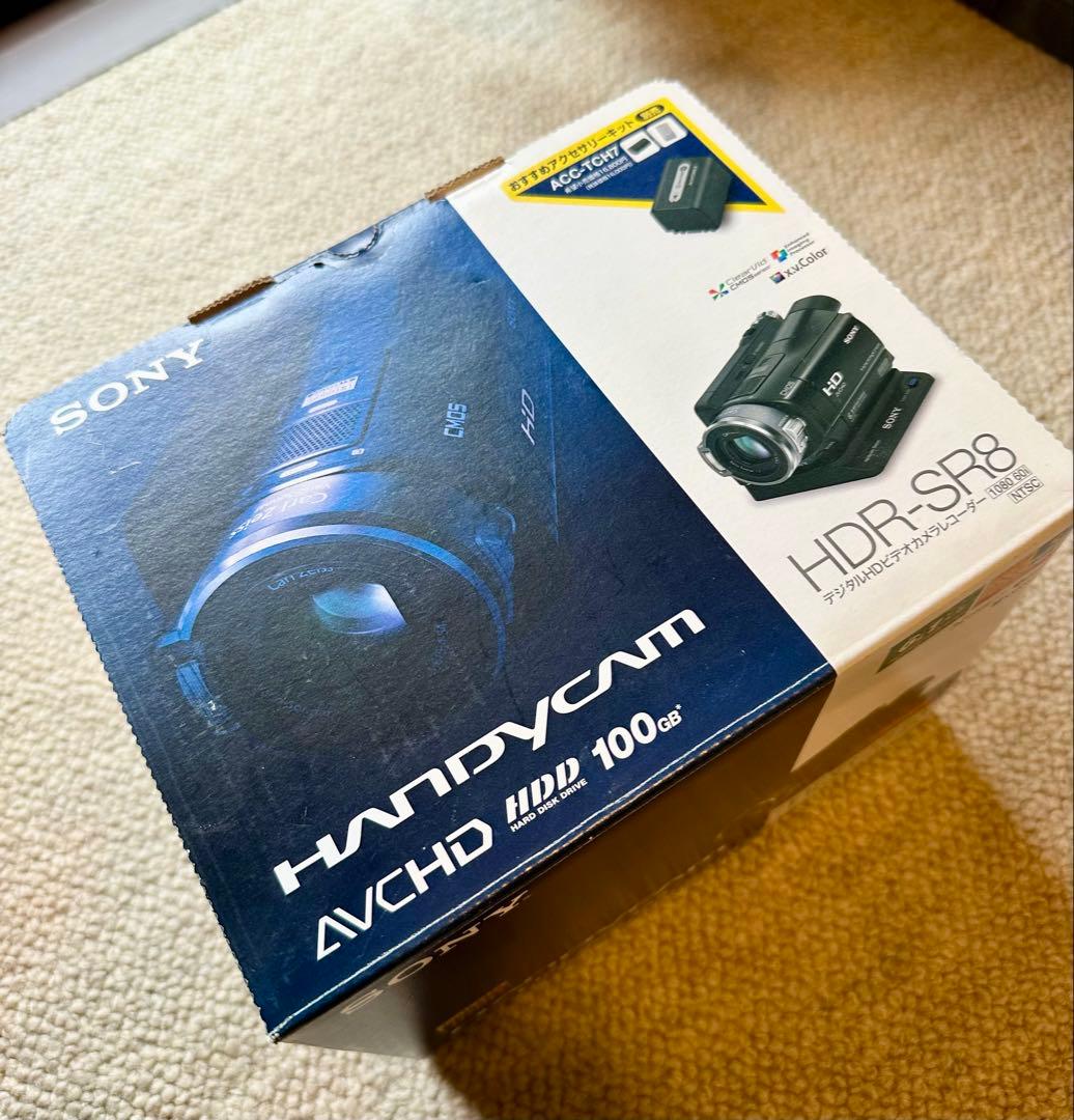 Sony HDR-SR8 ビデオカメラ 本体＋付属品完備