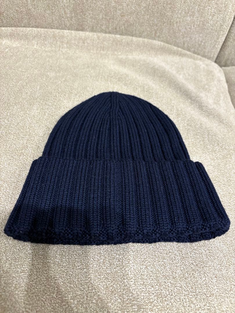 Moncler モンクレール ニット帽　ネイビー