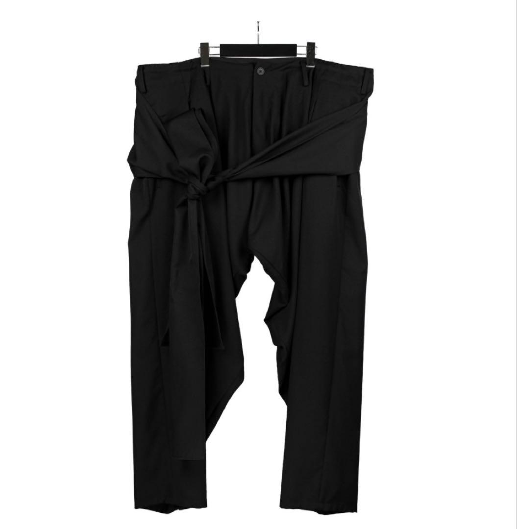 yohji yamamoto pour homme 腰巻ドレープパンツ