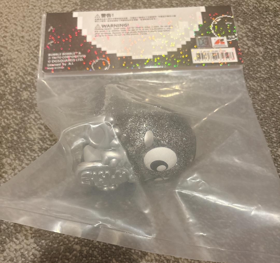 新品　バブルボブル　ソフビ　フィギュア　ワンフェス　wf2025　限定カラー　銀