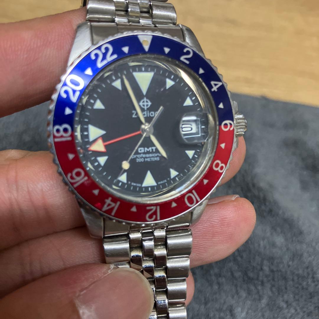 zodiac GMT クオーツ　防水200m ゾディアック