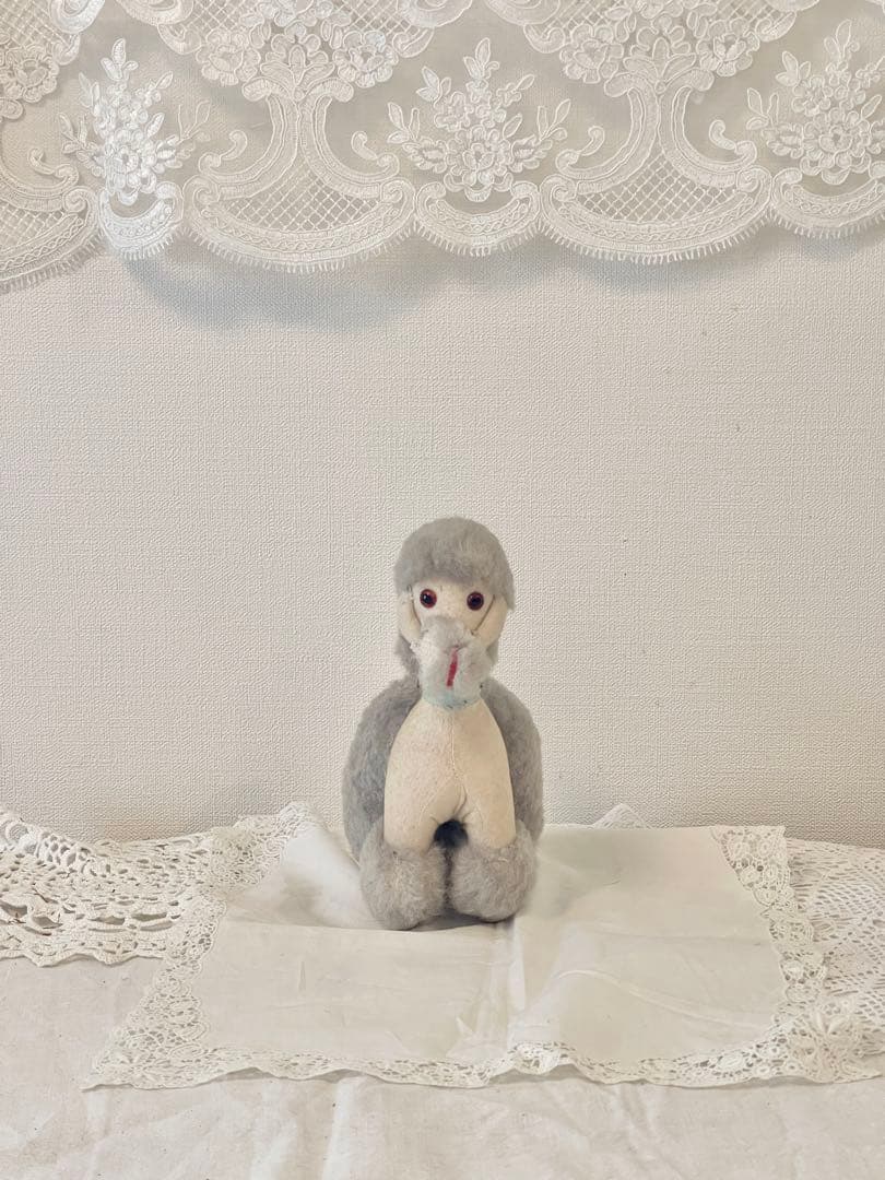 e ヴィンテージ　わんこ　プードル　ヴィンテージテディベア