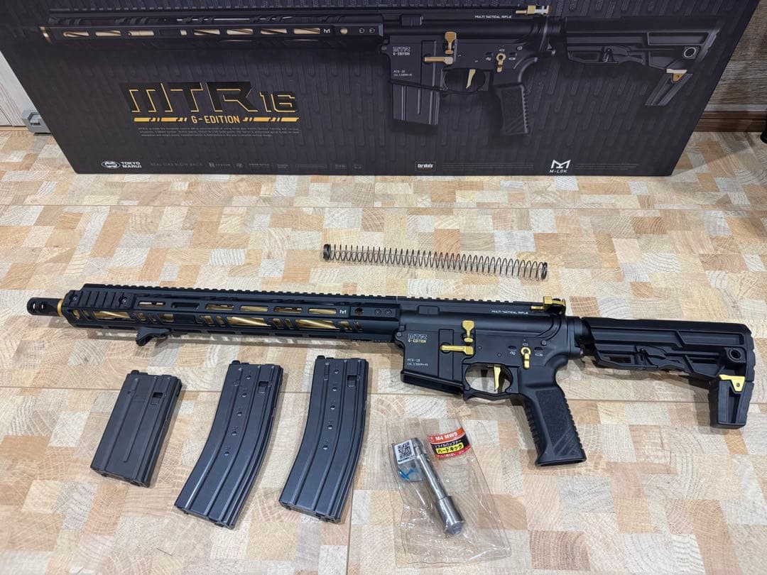 東京マルイ MTR16 G-Edition ガスガン ハードリコイルバッファー付