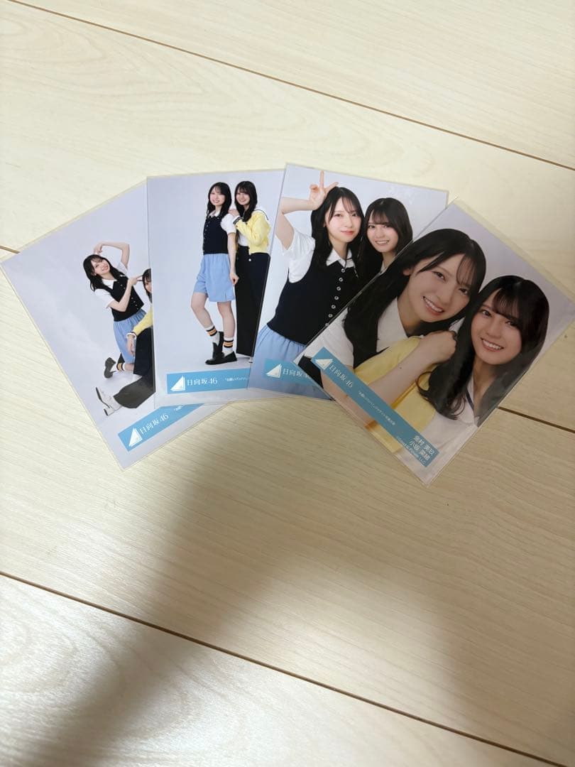 日向坂46 生写真　お願いバッハ　ジャケット写真衣装　コンプ　金村美玖　小坂菜緒
