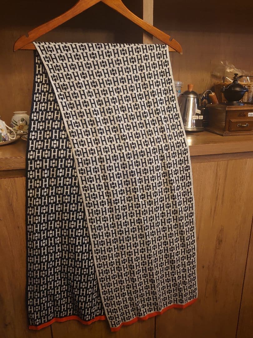 エルメス マフラー 確実 本物 ロゴ 暖かい 男女兼用