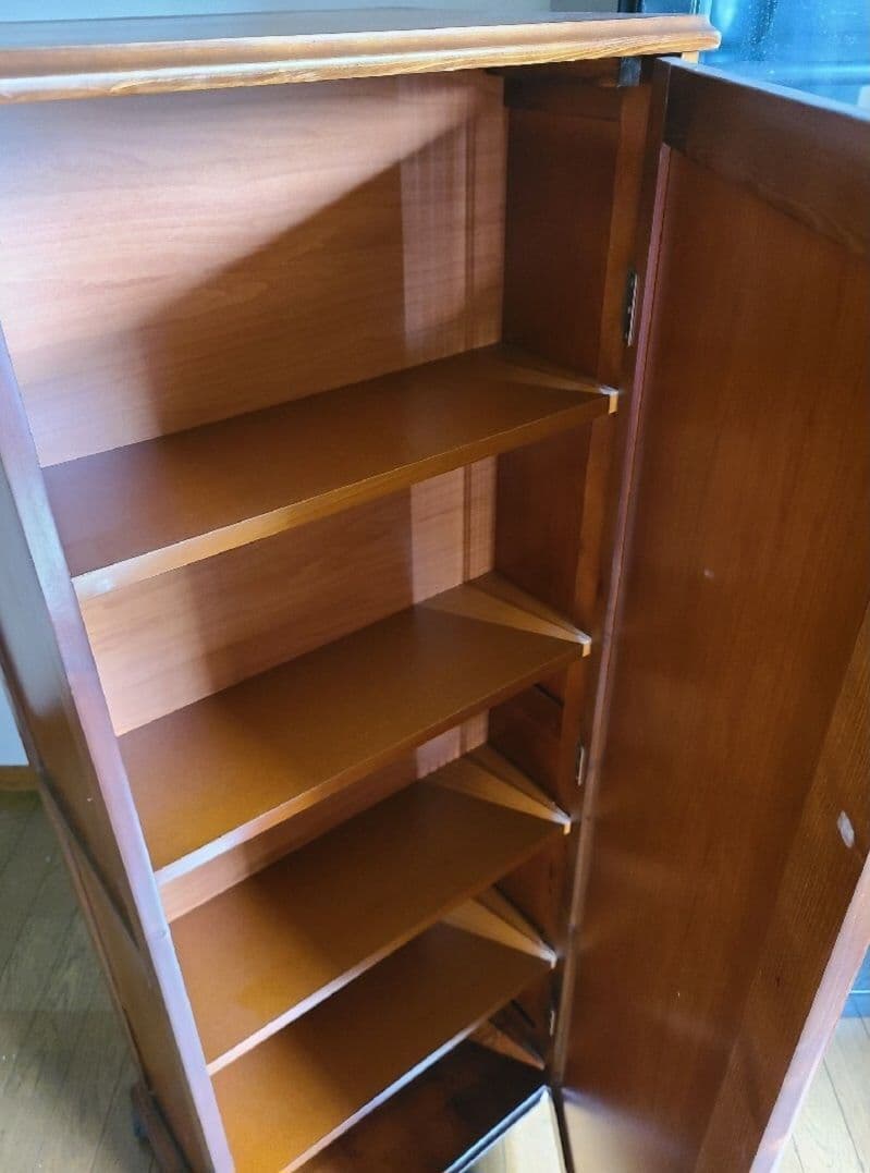 アンティーク棚　両面扉