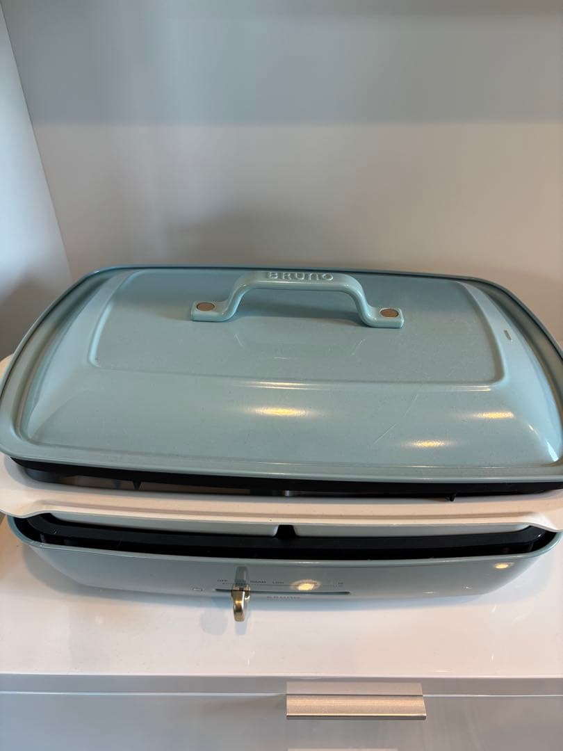K*様 BRUNO ライトブルー ホットプレート ノンスティック