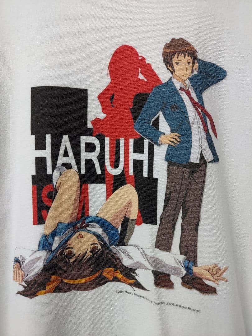 【XLサイズ】涼宮ハルヒの憂鬱 アニメTシャツ