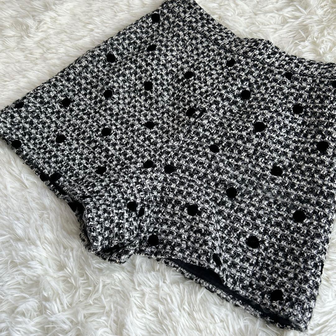 ✨大人気✨シェリエ ドットツイードレディキュロット