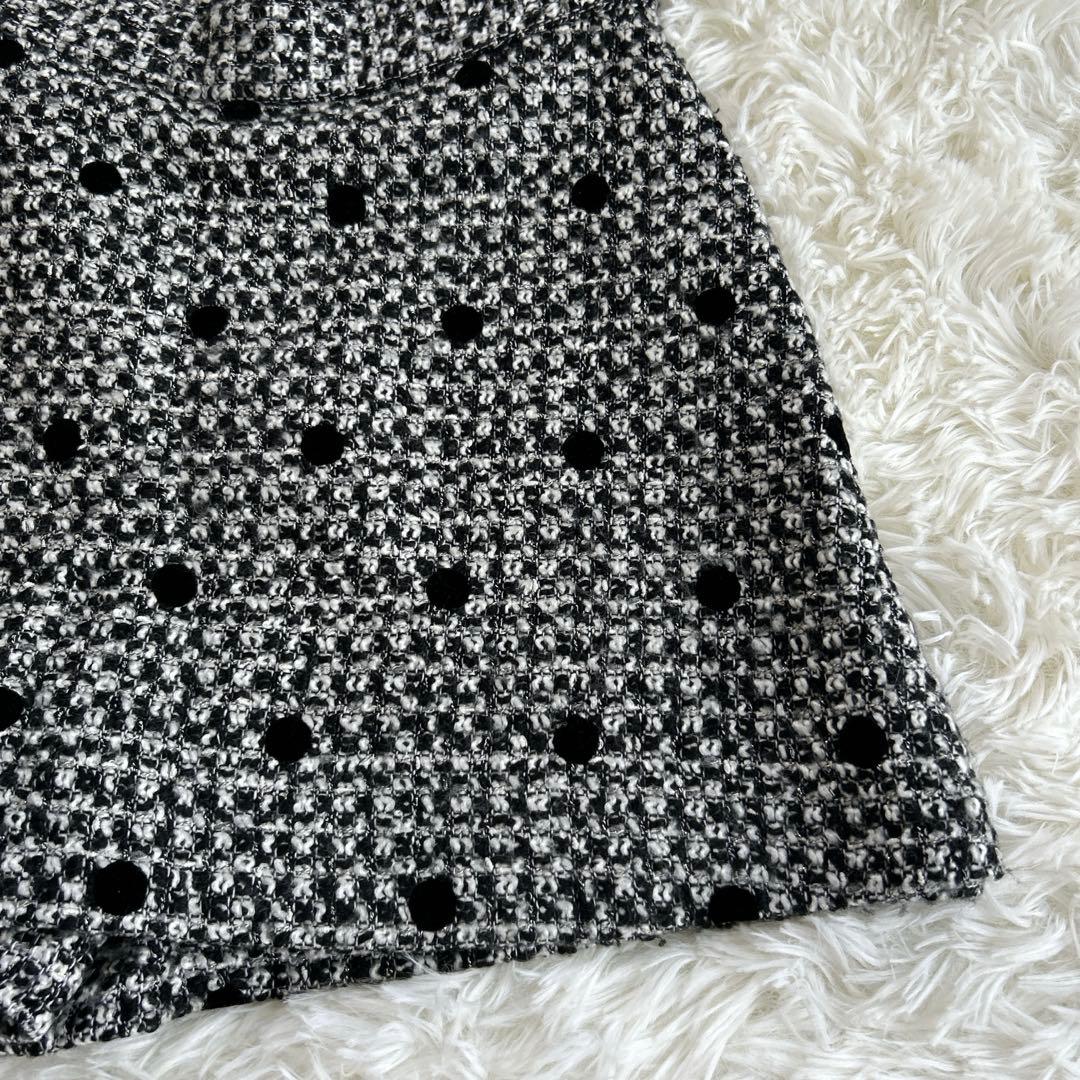 ✨大人気✨シェリエ ドットツイードレディキュロット