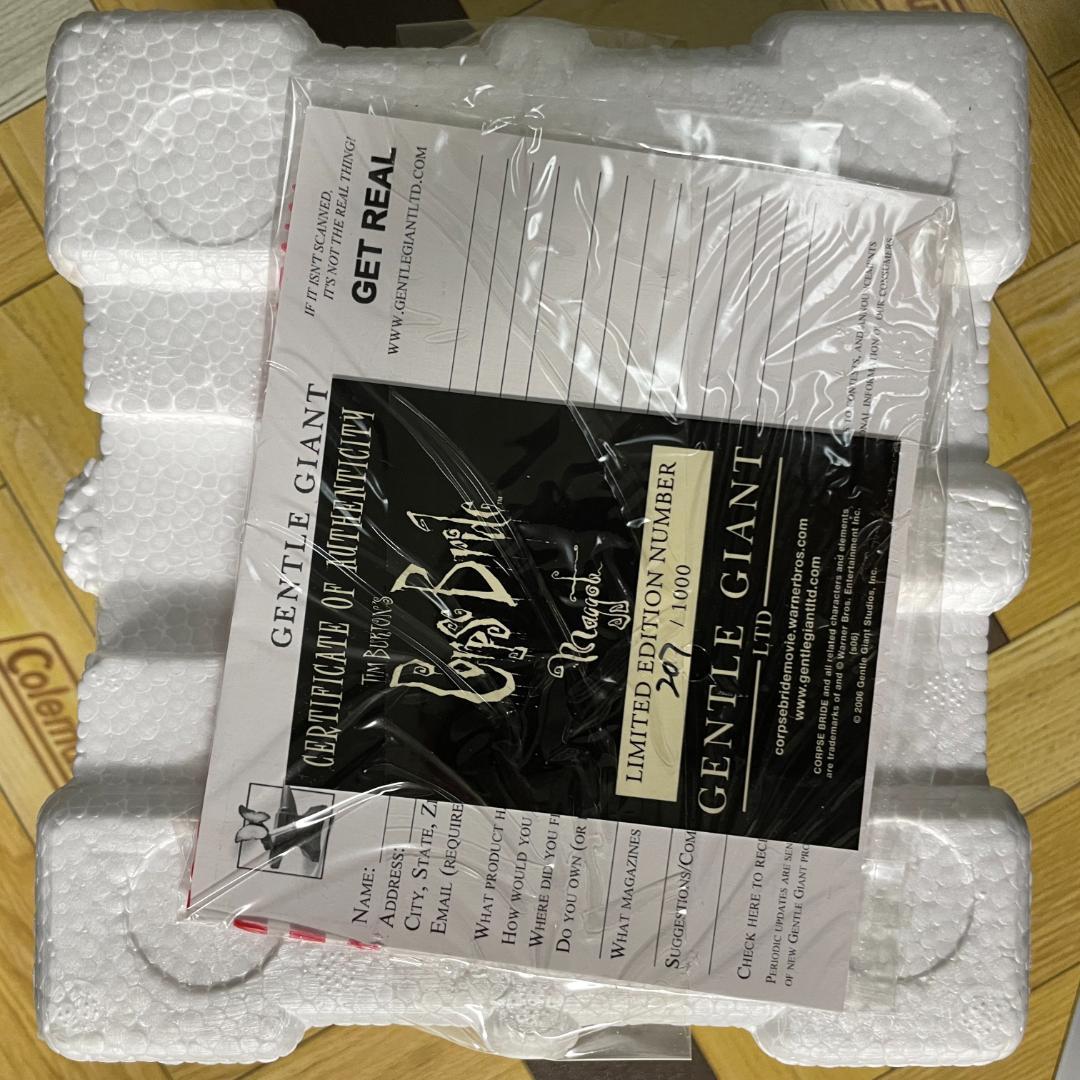 世界限定1000体／「コープスブライド」マゴット スタチュー