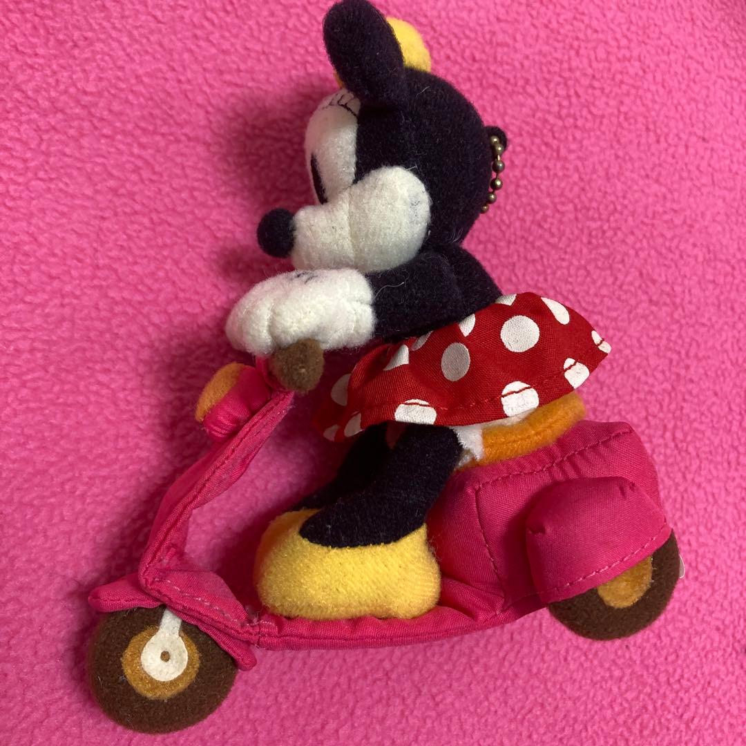 レアです❤️希少!❤️ミニーマウス❤️バイク❤️ぬいぐるみ❤️ボールチェーン付き❤️