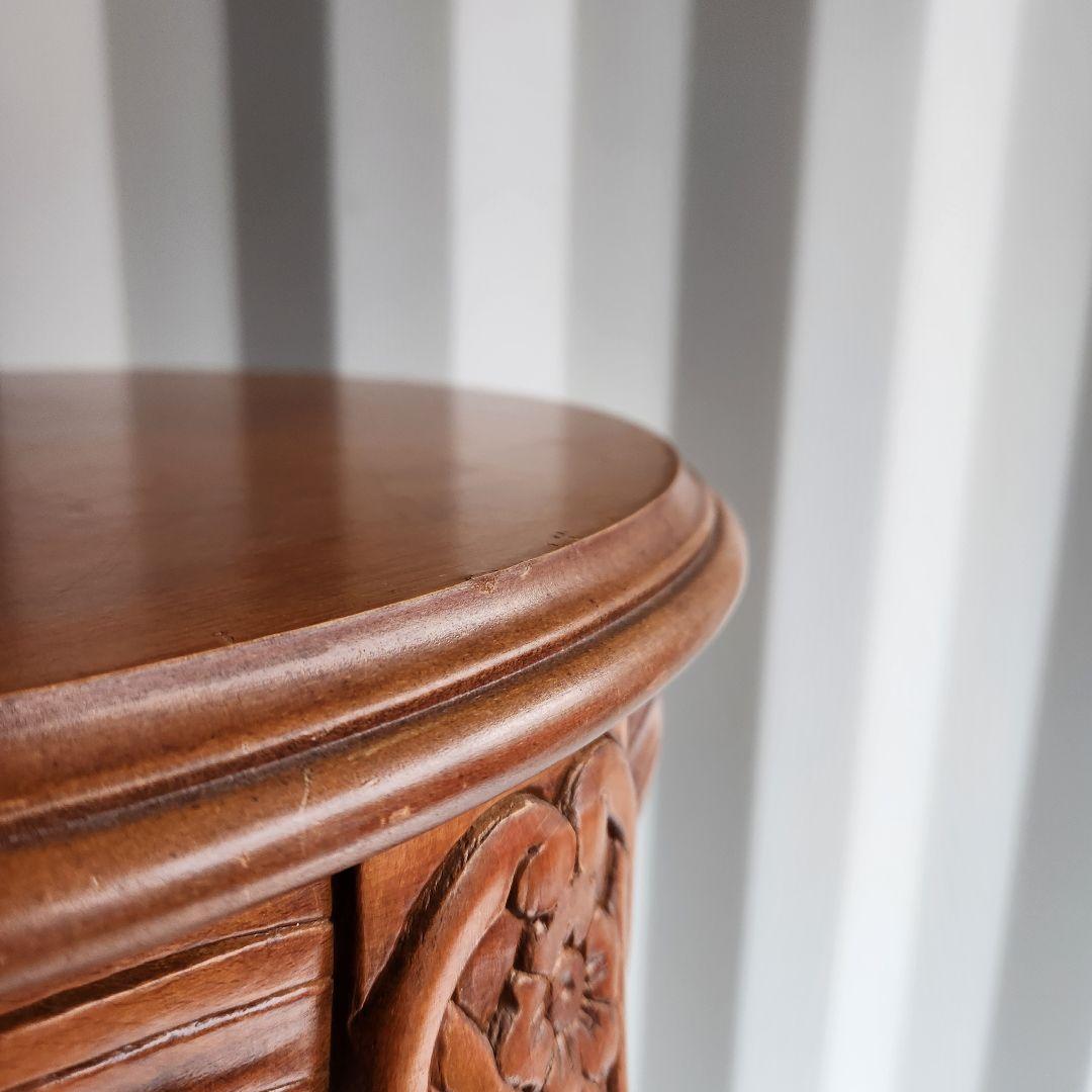 希少　アンティーク　猫脚　コンソールテーブル　サイドテーブル　花台