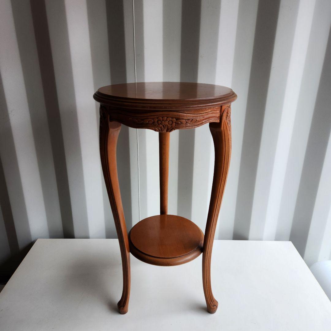 希少　アンティーク　猫脚　コンソールテーブル　サイドテーブル　花台