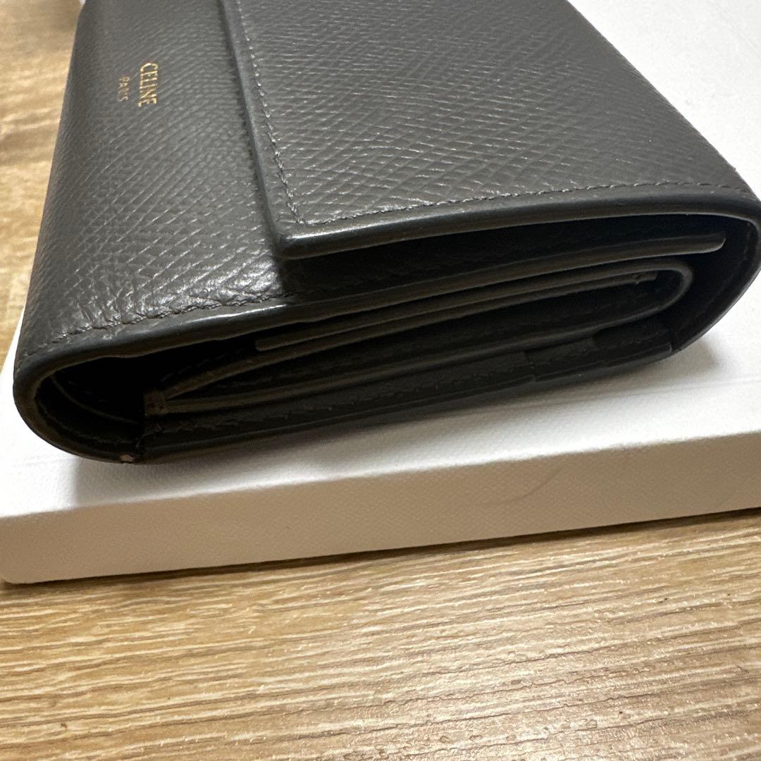 【早い者勝ち※】CELINE ミニ財布 グレー
