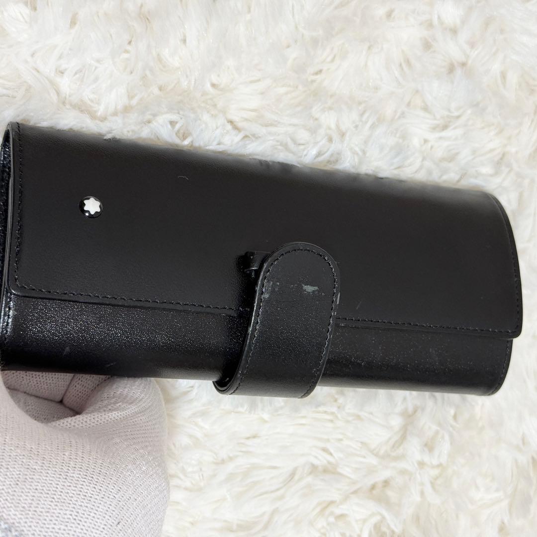 【極美品】モンブラン　ペンケース　希少タイプ　ロゴ