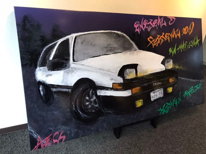 頭文字D イニシャルD AE86 パネルアート
