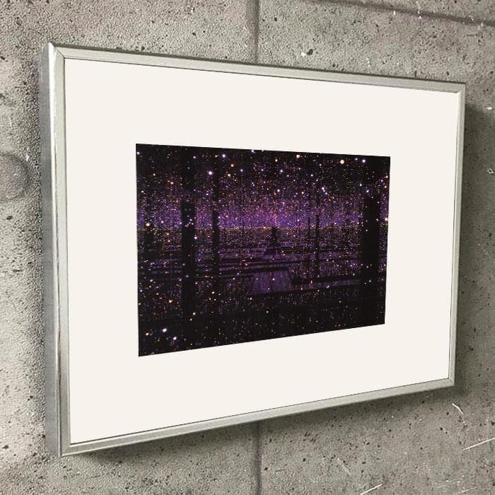 限定マット額装品/草間彌生/InfinityMirrorRoomPurple