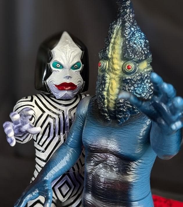 楳図かずお版ケムール人＆ダダ（フューチャーモデルズ／アート・ストーム）２体セット