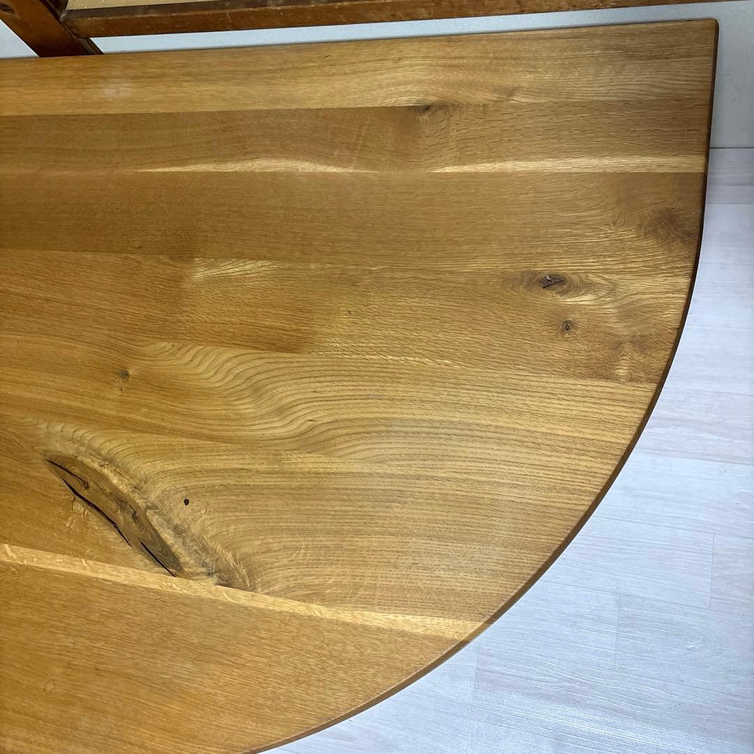 ※出品本日まで！【良品】飛騨産業 森のことば 半円形 リビングテーブル