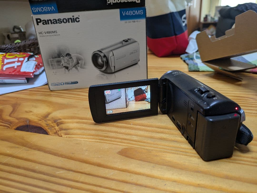 【極美品】Panasonic HC-V480MS-K ビデオカメラ ブラック