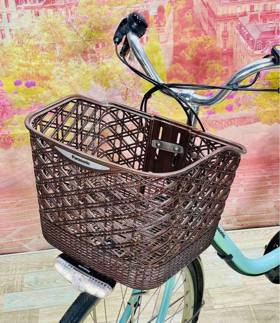 K2904 電動自転車パナソニック ママチャリ26インチ 8Ah 送料無料