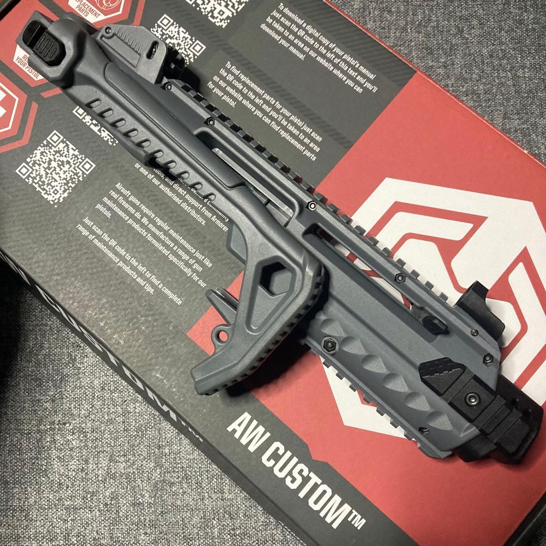 ARMORER WORKS製 グロック カービン コンバージョンキット GRAY