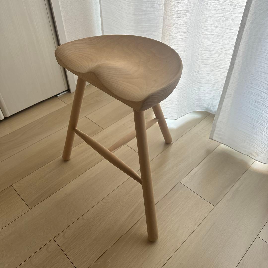 【直接引取】WERNER社 シューメーカースツール H49cm 無塗装