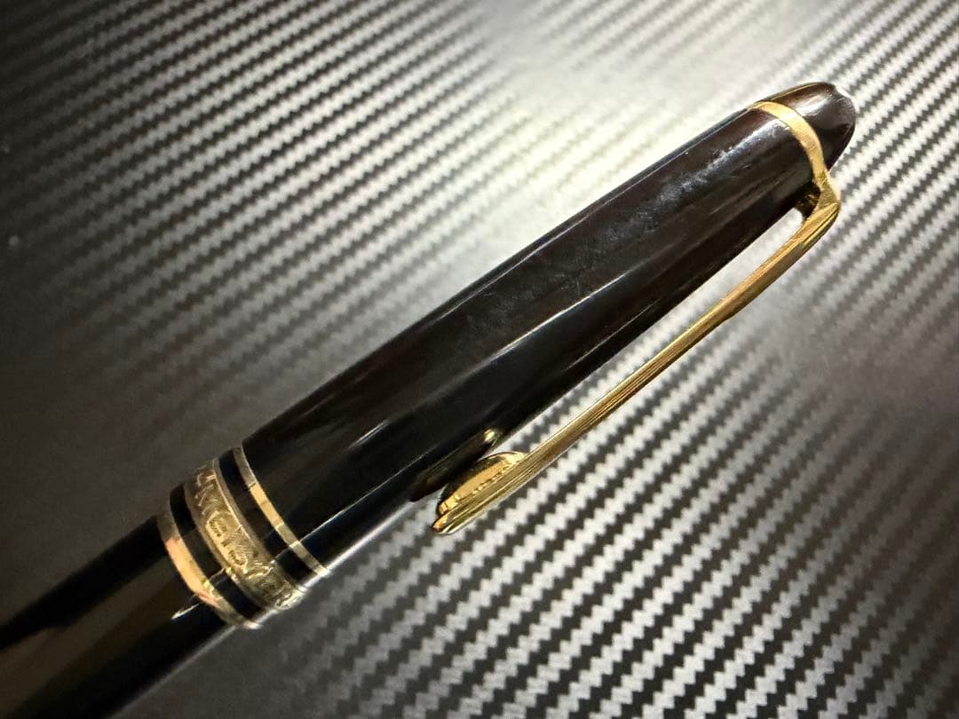 極美品 モンブラン マイスターシュテュック 144 ブラック 全金 B 万年筆