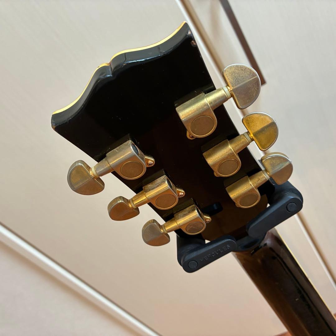 GrassRoots/グラスルーツ レスポールカスタム ブラック ソフトケース付