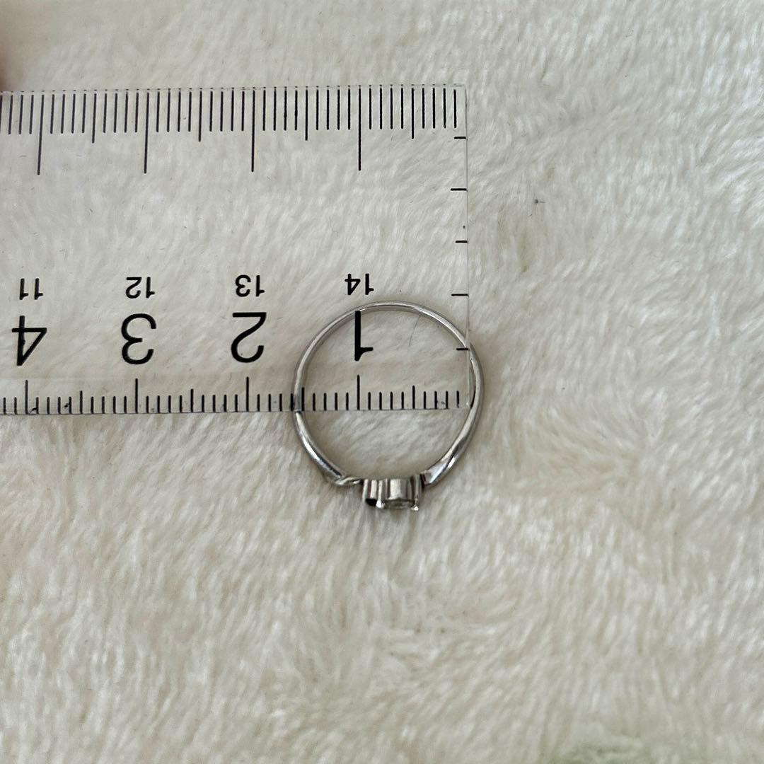 【送料込】SCARABE Pt950 ダイヤのリング