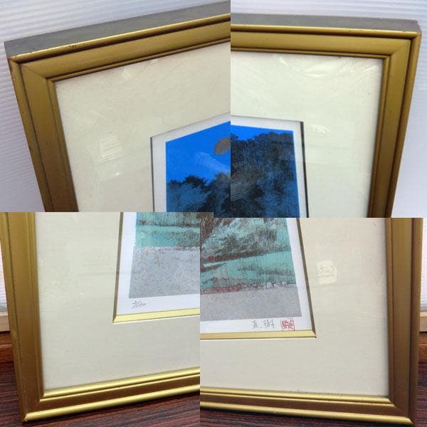 角島直樹 月照浄瑠璃寺 オリジナルリトグラフ 2/150