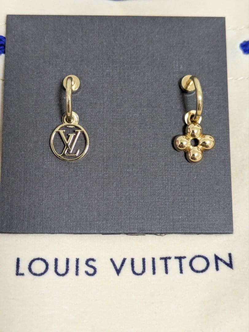 ☆美品☆ Louis Vuitton ブックルドレイユ・ブルーミングピアス