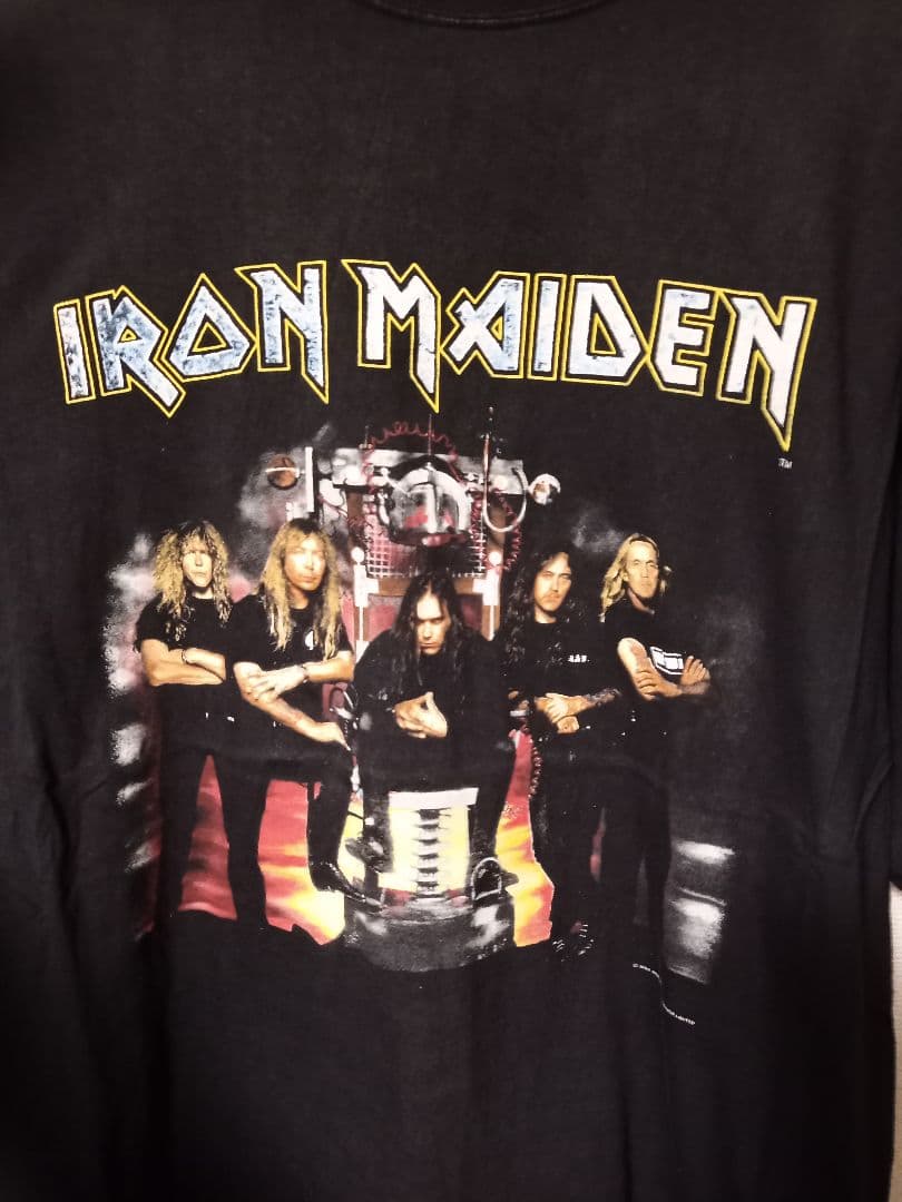【値引き交渉不可商品】古着 90s Iron Maiden Tシャツ
