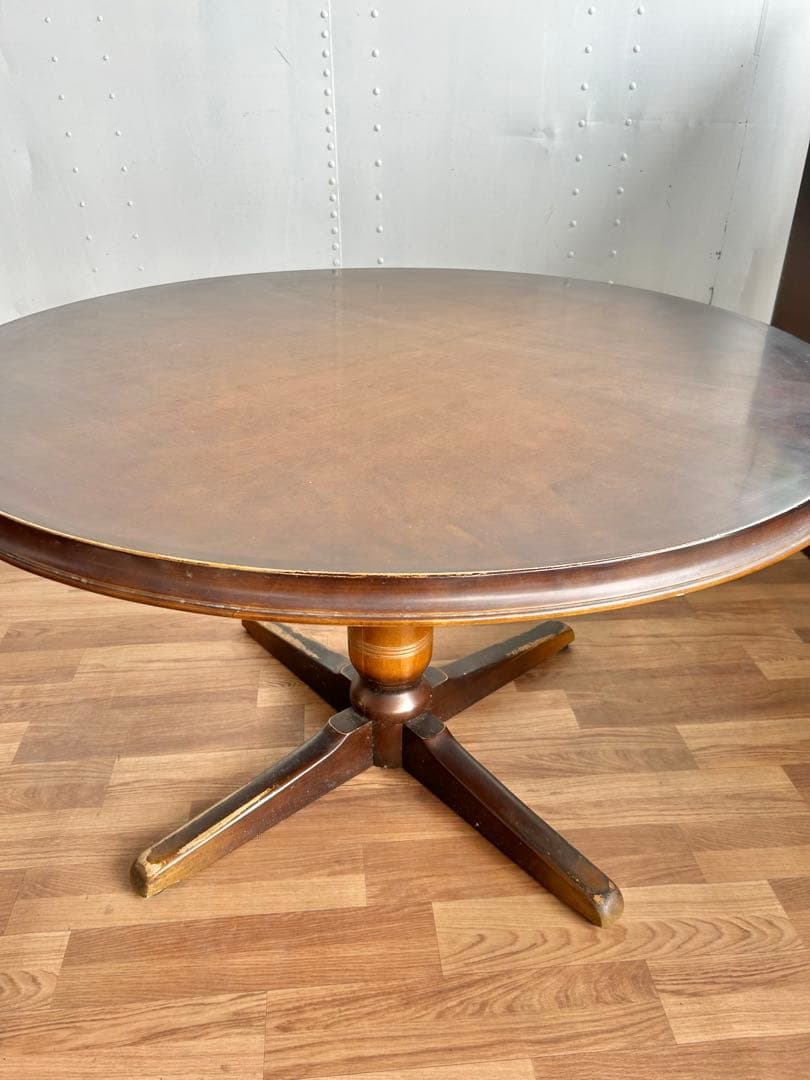 700 まさら様　円形　ダイニングテーブル 直径120cm レトロ　a