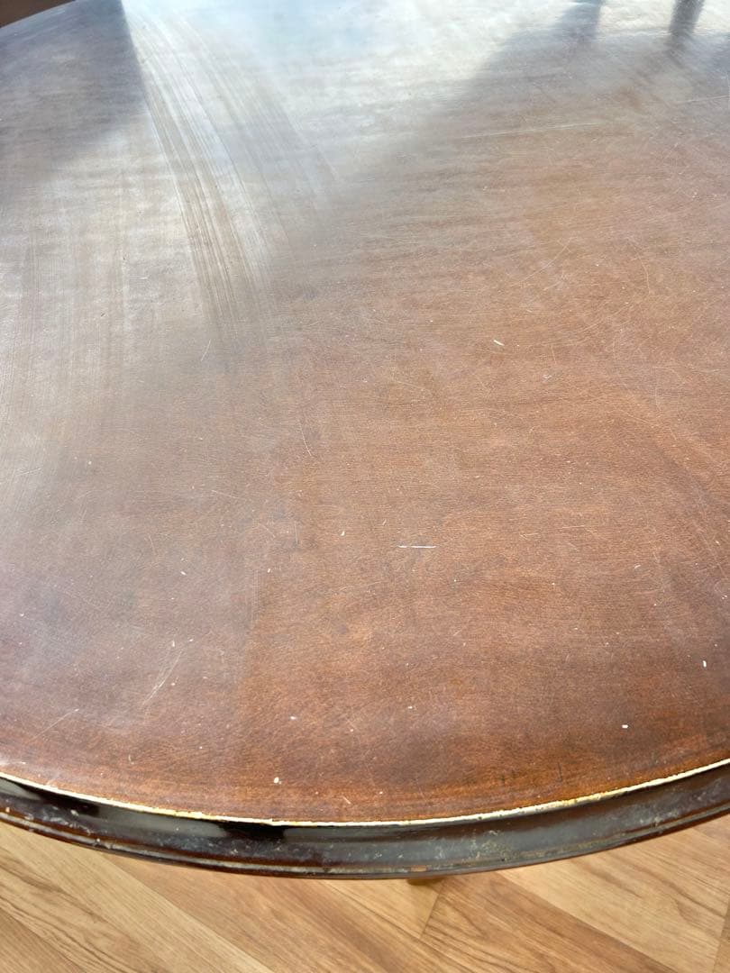 700 まさら様　円形　ダイニングテーブル 直径120cm レトロ　a