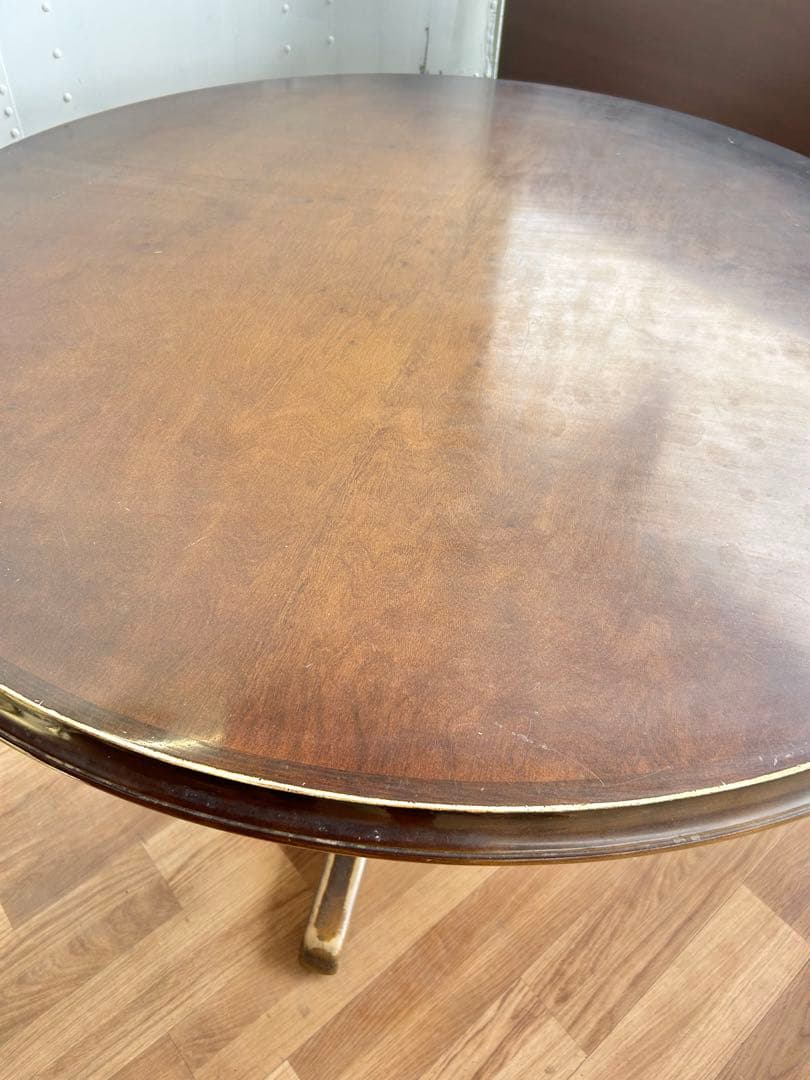 700 まさら様　円形　ダイニングテーブル 直径120cm レトロ　a