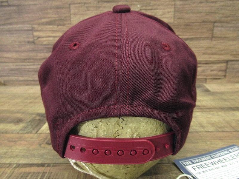新品 フリーホイーラーズ 14AW トラッカー キャップ バーガンディ FREE