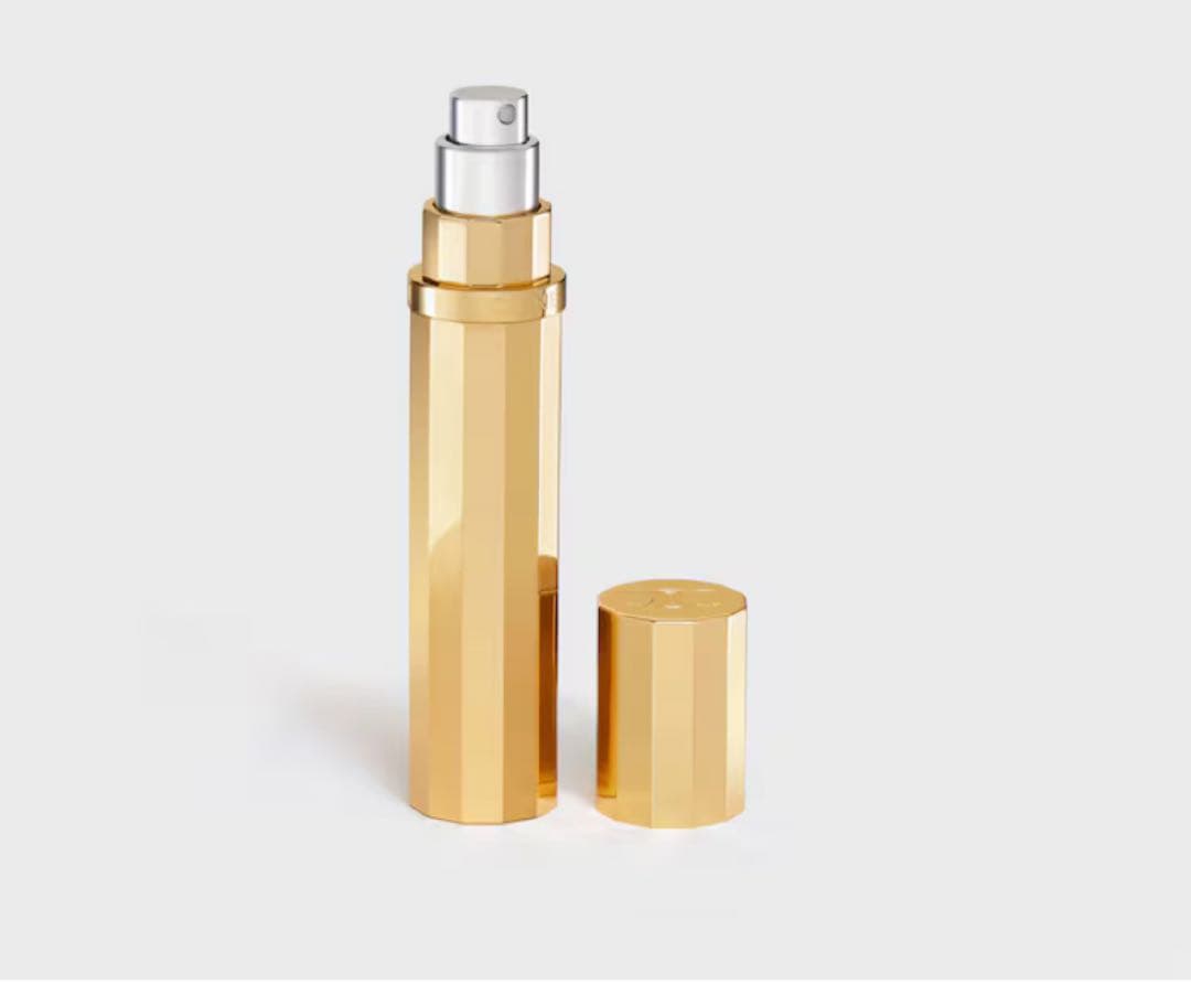 CELINE セリーヌ オードパルファム トラベルスプレーケース！金 ゴールド