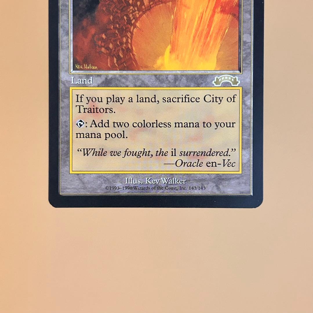 MTG 裏切り者の都 City of Traitors 英語 2枚セット 土地