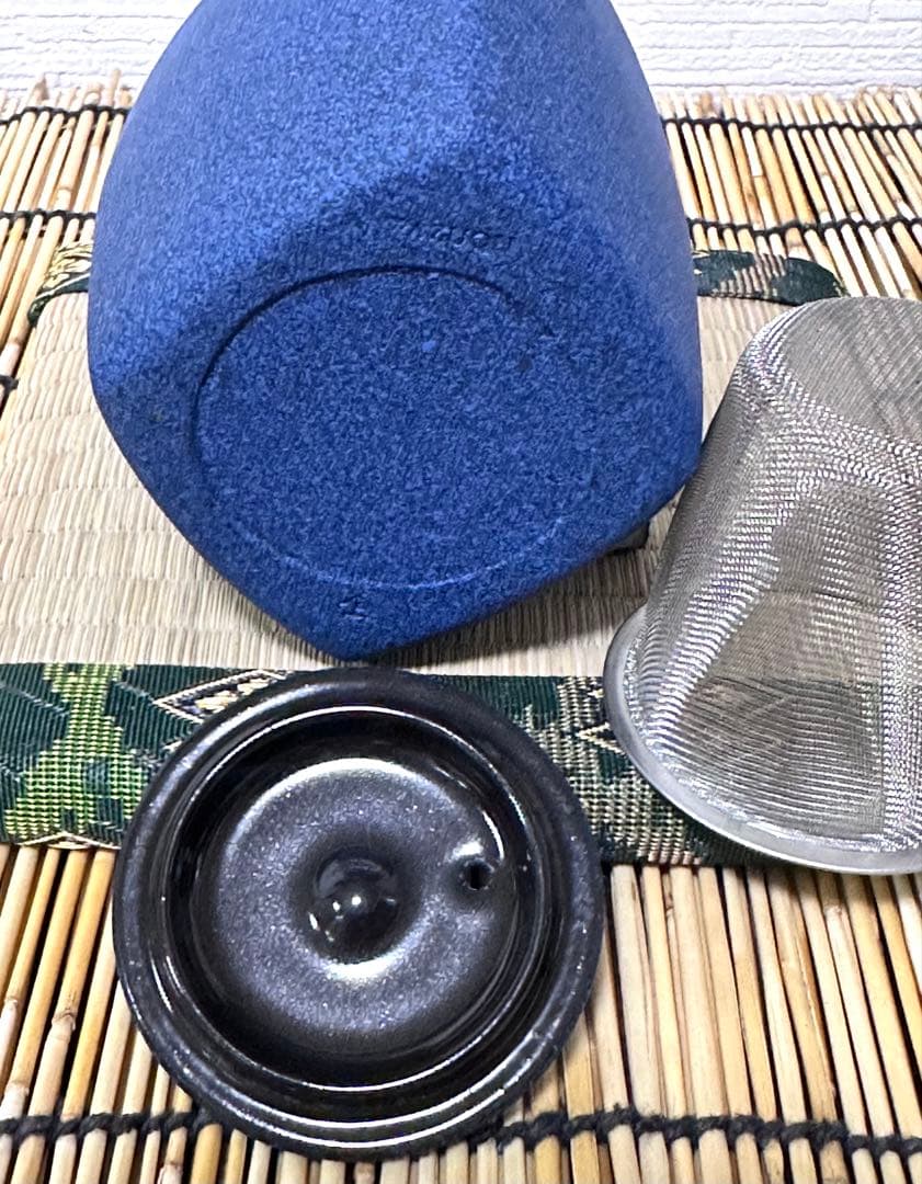 菊地保寿堂奥山清行デザインティーポット げんじss 茶托 月 ４枚 セット販売