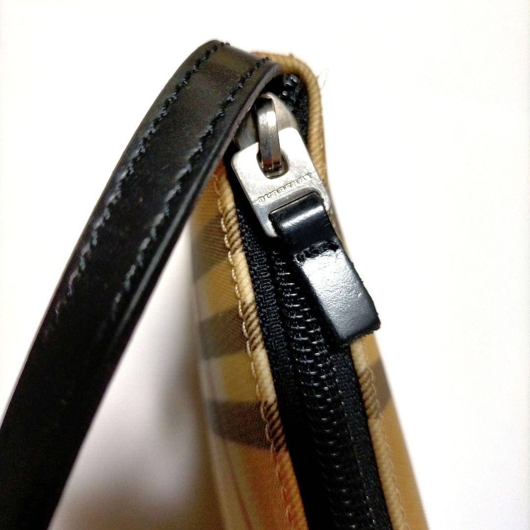BURBERRY バーバリー ノバチェック アクセサリーポーチ ベージュ