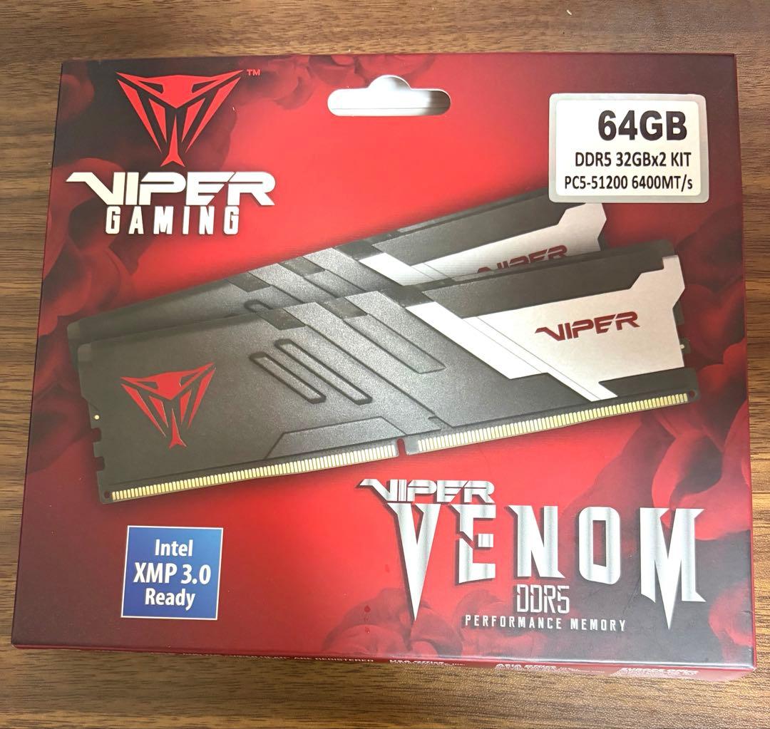 べ*て様 VIPER VENOM メモリ DDR5 - 6400 64GB(32