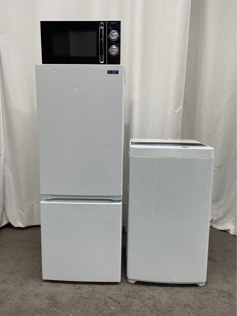 ★187 家電３点セット 冷蔵庫 洗濯機 レンジ50Hz専用 安い 設置無料